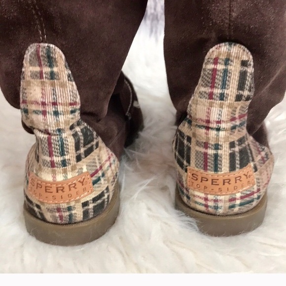 Sperry Top Sider Brown Leather Boots - Picture 4 of 6